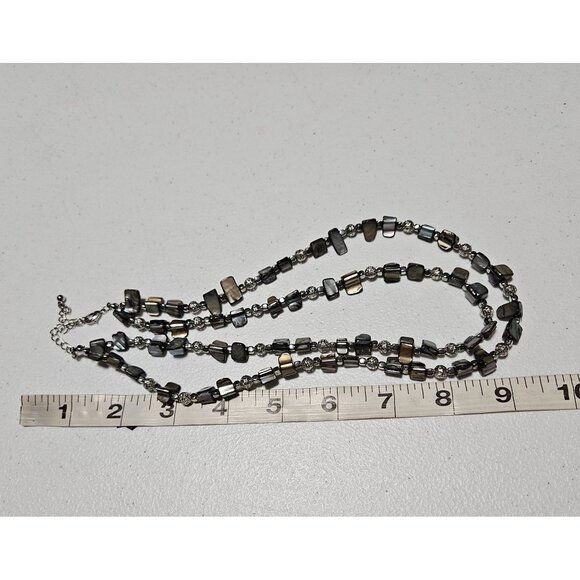 Elegant Boho Chipped Gemstone Multi Strand Necklace Fashion Jewelry Women - Picture 5 of 6